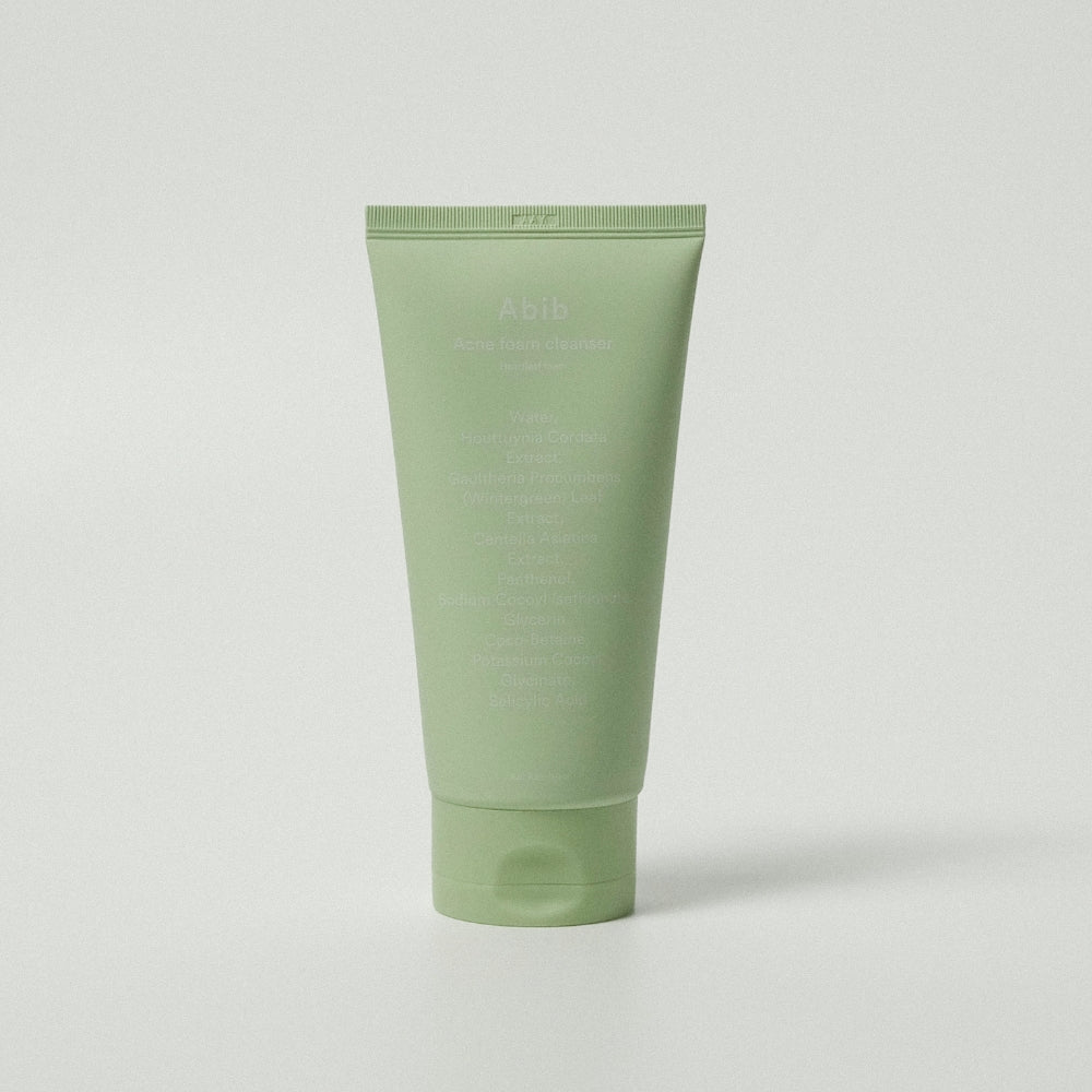 Abib Acne Foam Cleanser Heartleaf Foam 150ml | Soothing & Clarifying Cleanser for Acne-Prone Skin