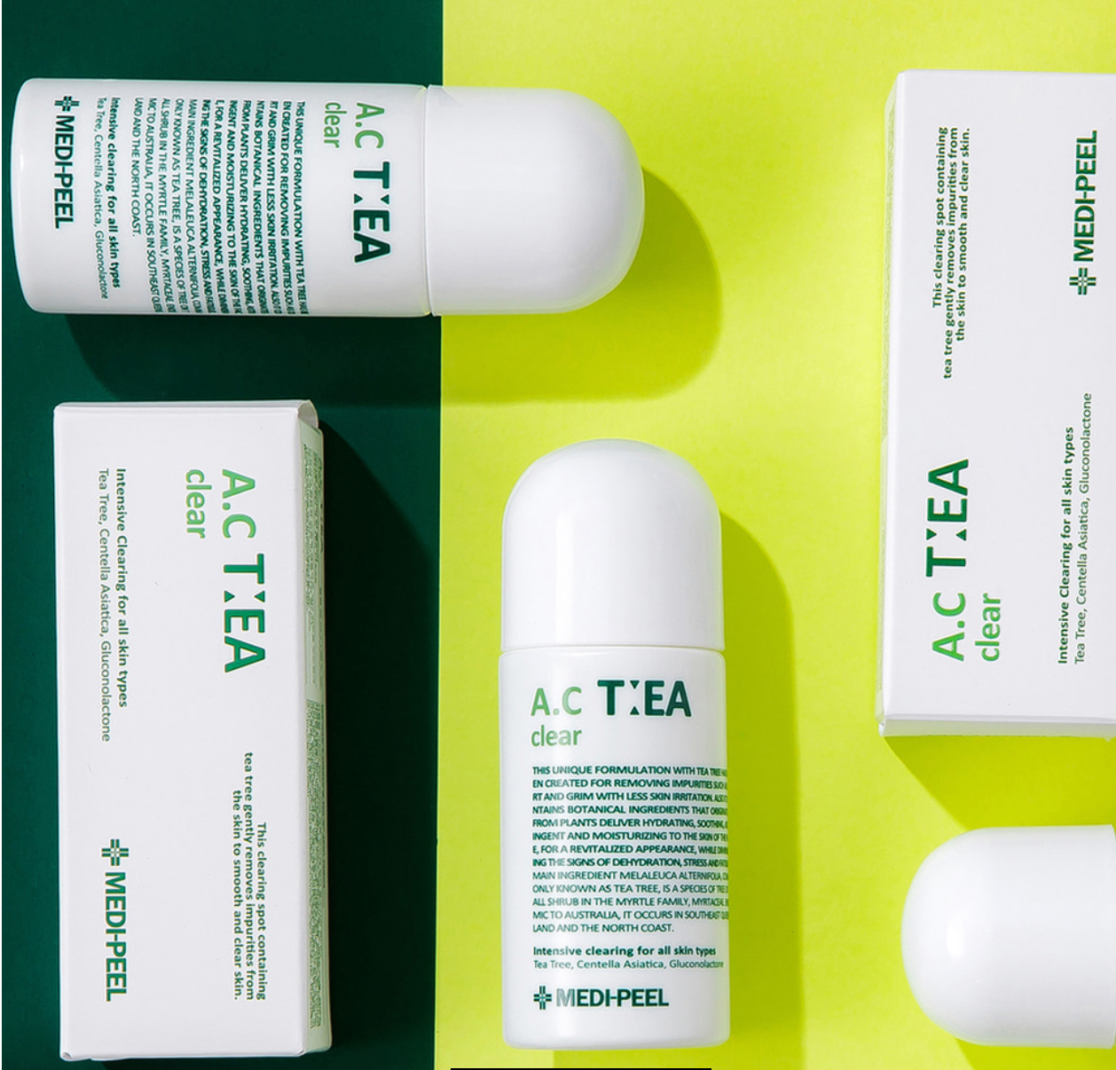 MEDIPEEL A.C Tea Clear 50ml – Calm Acne, Purify Pores & Balance Oily Skin | CanZee