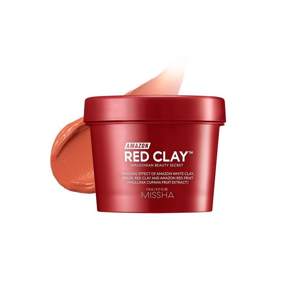 MISSHA Amazon Red Clay Pore Mask – Detoxify, Tighten & Smooth Skin | CanZee