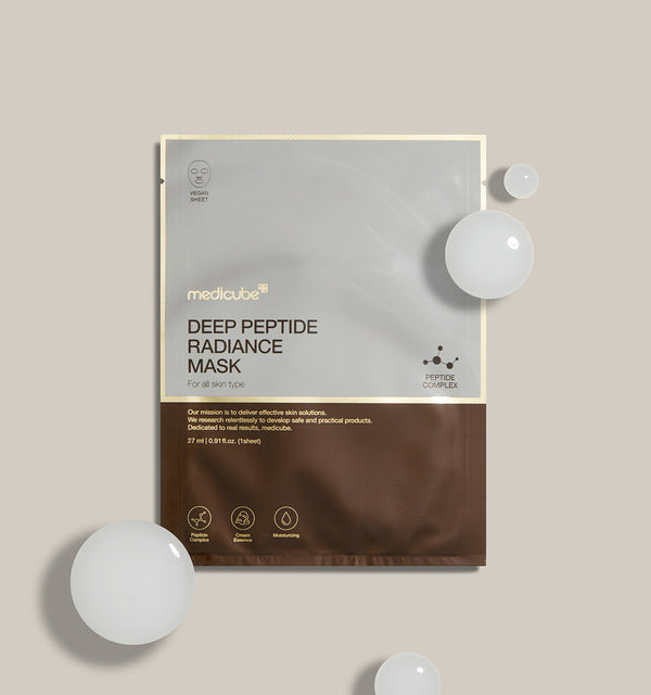 Medicube Deep Peptide Radiance Mask 5ea – Firming, Brightening Skincare for Youthful Glow | CanZee