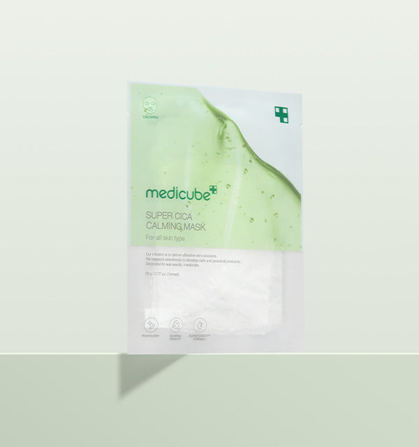 Medicube Super Cica Calming Mask 5ea – Soothing Relief for Sensitive, Red, or Irritated Skin | CanZee