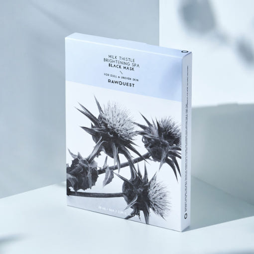 RAWQUEST Milk Thistle Brightening Black Mask – Glow & Hydrate Your Skin | CanZee