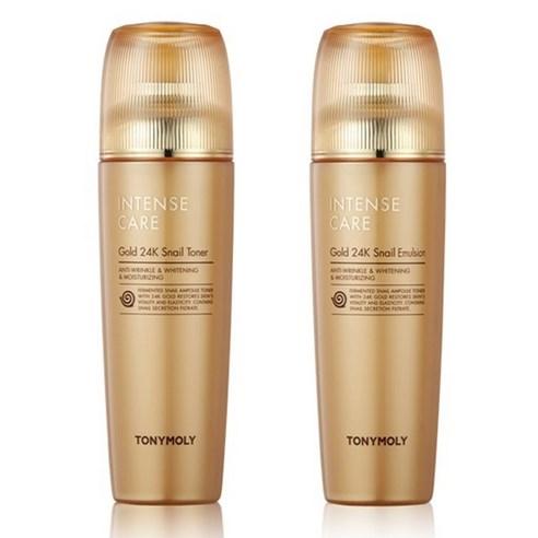 TONYMOLY Intense Care Gold 24K Snail 2 Set | Anti-Aging Luxury Skincare