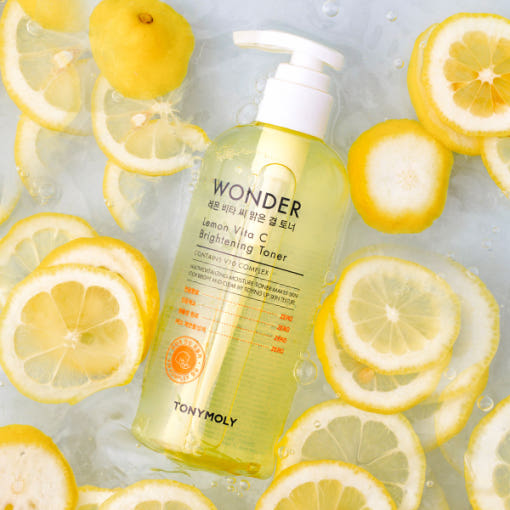TONYMOLY Wonder Lemon Vita C Brightening Toner 300ml – Daily Vitamin C Toner for Radiant, Even Skin | CanZee