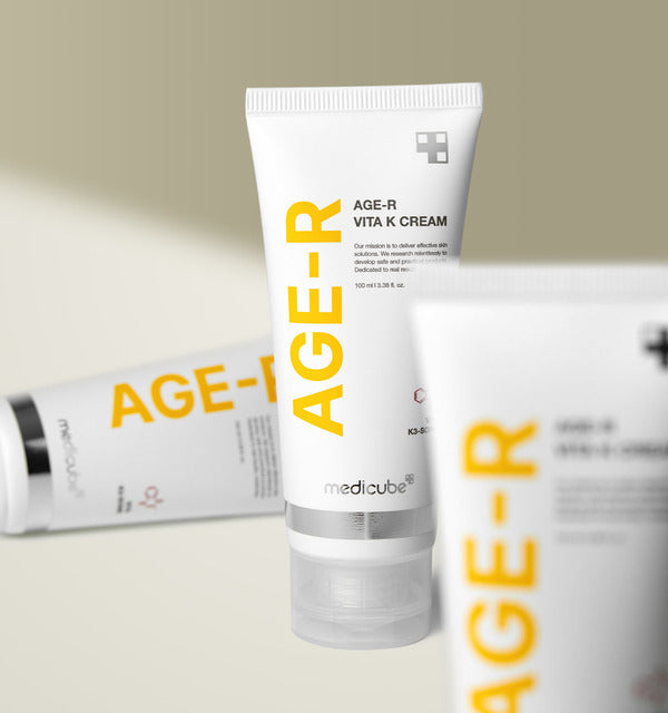 medicube AGE-R Vita K Cream | Brighten, Calm & Strengthen Skin Barrier – 250ml