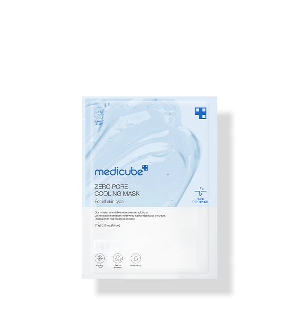medicube Zero Pore Cooling Mask (5ea) – Tighten, Calm & Refresh Skin