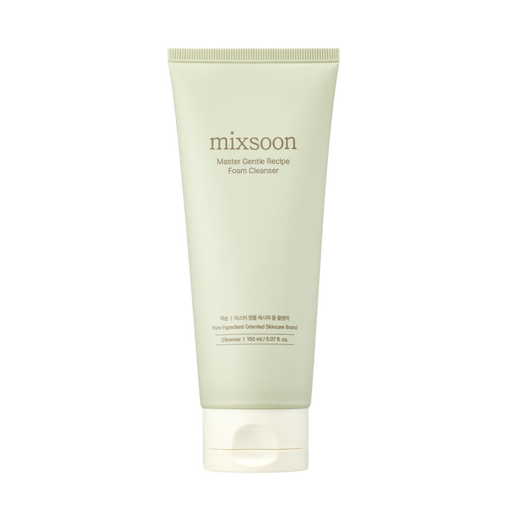 mixsoon Master Gentle Recipe Foam Cleanser | Soothing Daily Cleanse for Sensitive Skin – 150ml
