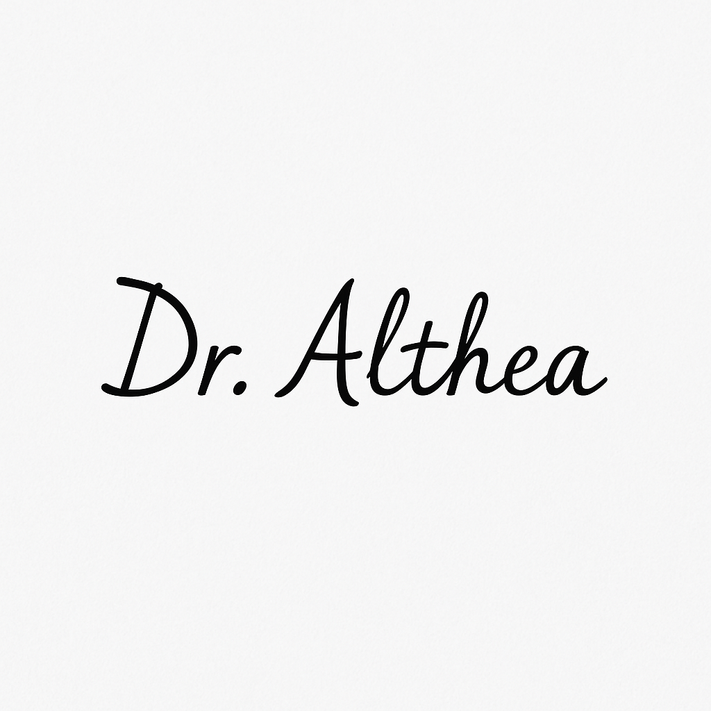 Dr. Althea logo – Korean skincare brand for sensitive, gentle skin care