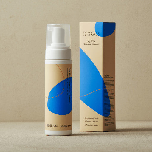 12GRABS My BHA Foaming Cleanser | Deep Pore Detox & Acne Control – 200ml
