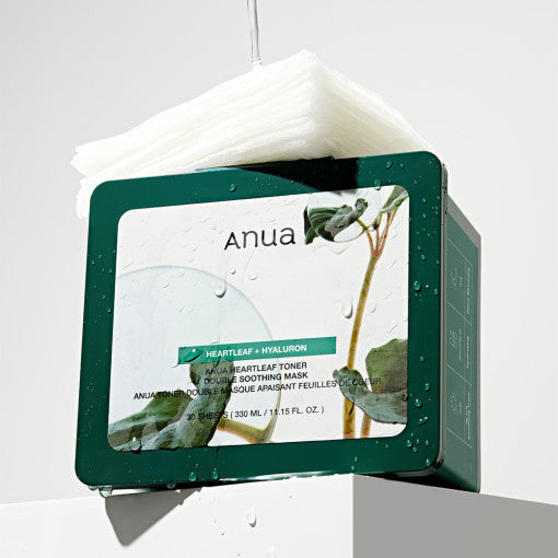 Anua Heartleaf Toner Double Soothing Mask – 30 Sheets (330ml)
