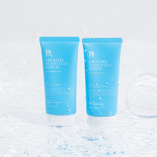Benton Cica Gel Sunscreen Serum SPF50+ | Lightweight, Soothing UV Protection – 50ml

