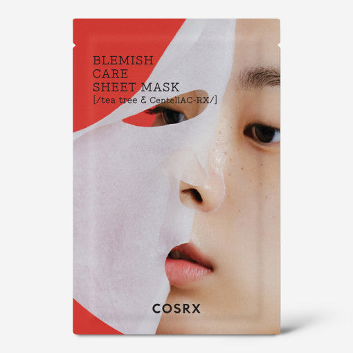 COSRX AC Collection Blemish Care Sheet Mask (10ea) – Soothe Acne, Calm Redness & Hydrate | CanZee