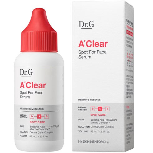 Dr.G A' Clear Spot For Face Serum 45ml – Target Acne, Calm Redness, Clear Skin | CanZee