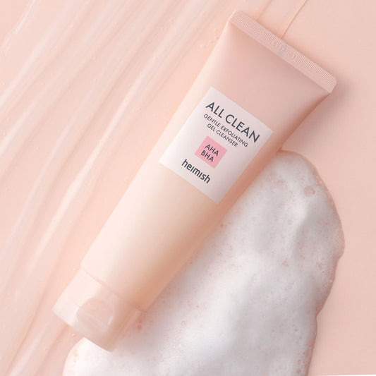 Heimish All Clean Gentle Exfoliating Gel Cleanser 130ml | Exfoliate, Cleanse & Hydrate for Smooth Skin
