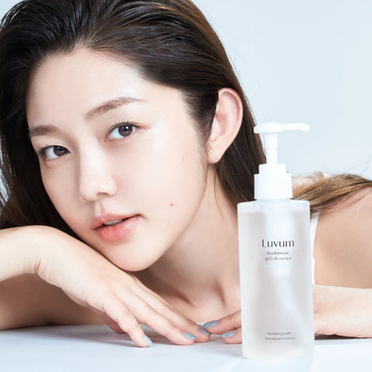 Luvum Bamboo Hyaluronic Moisture Gel Cleanser 200ml | Deep Hydration, Gentle Cleanse for All Skin Types