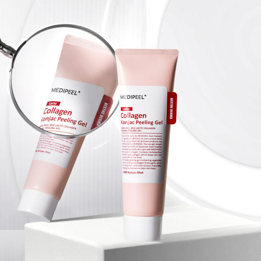 MEDIPEEL Red Lacto Collagen Konjac Peeling Gel – Gentle Exfoliation & Collagen Boost | CanZee
