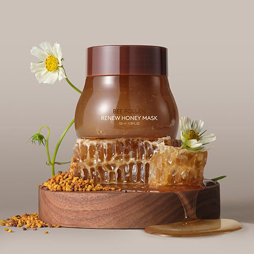 MISSHA Bee Pollen Renew Honey Mask 130ml – Nourishing & Revitalizing Wash-Off Mask | CanZee