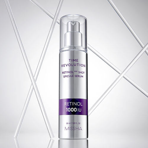 MISSHA Time Revolution Retinol 1000 Shot Spicule Serum 50ml – Firm, Smooth & Resurface Skin | CanZee