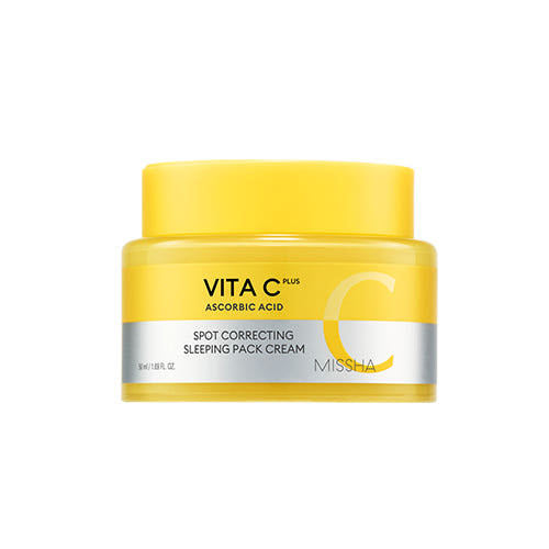 MISSHA Vita C Plus Spot Correcting Sleeping Mask 50ml – Brightening Night Cream for Dark Spots | CanZee