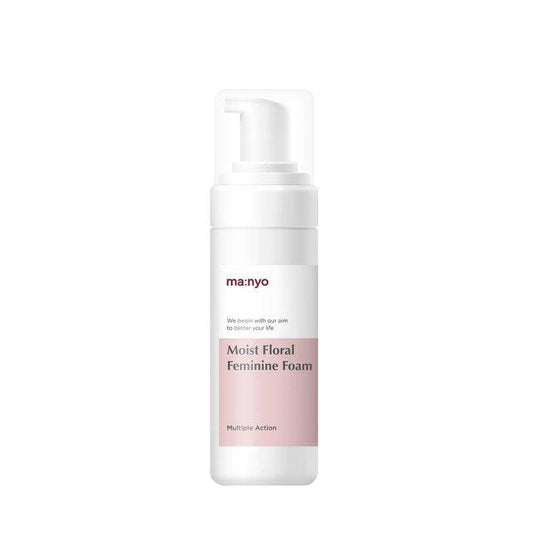 Manyo Factory Moist Floral Feminine Foam Cleanser 150ml | Gentle Feminine Wash with Floral Moisture