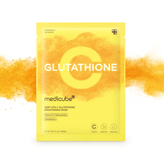 Medicube Deep Vita C Glutathione Brightening Mask 5ea – Glow-Enhancing, Even-Tone Care for Dull Skin | CanZee