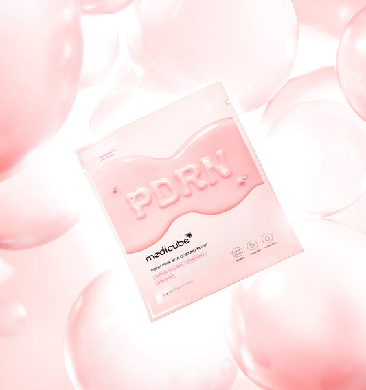 Medicube PDRN Pink Vita Coating Mask 5ea – Glow-Boosting, Firming Care for Dull or Aging Skin | CanZee