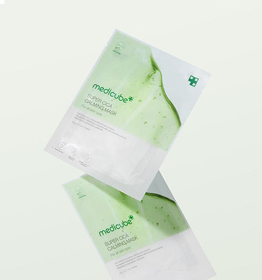 Medicube Super Cica Calming Mask 5ea – Soothing Relief for Sensitive, Red, or Irritated Skin | CanZee