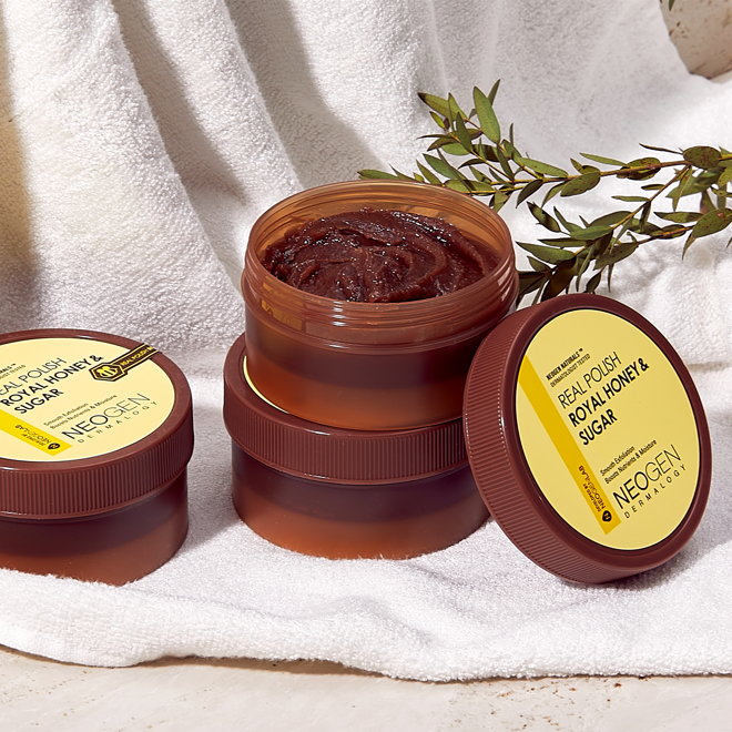 NEOGEN Dermalogy Real Polish Royal Honey & Sugar Scrub 100g – Nourishing Exfoliator for Smooth, Glowing Skin | CanZee