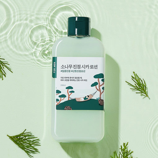 Round Lab For Men Pine Calming Cica Lotion 200ml – Lightweight Hydration & Post-Shave Relief | CanZee

