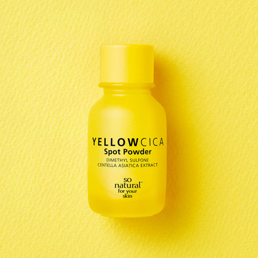 So Natural Yellow Cica Spot Powder 17ml – Calm Breakouts & Clear Skin Fast | CanZee