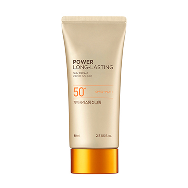 THE FACE SHOP Power Long-Lasting Sun Cream SPF50+ PA+++ 80ml – Sweat-Resistant UV Protection | CanZee
