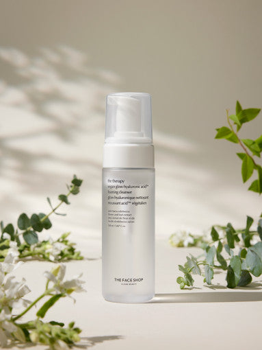 THE FACE SHOP Therapy Vegan Glow Cleanser 150ml – Gently Cleanse & Hydrate with Hyaluronic Acid | CanZee