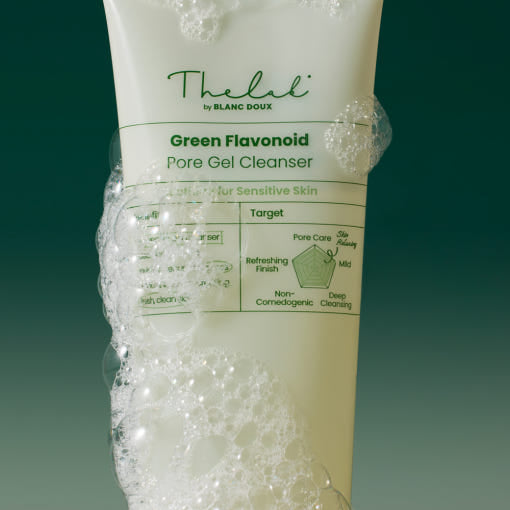 THE LAB by BLANC DOUX Green Flavonoid Pore Gel Cleanser 120ml | Deep Clean, Minimize Pores