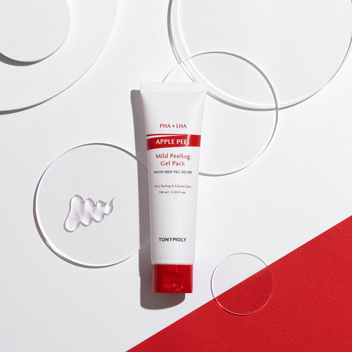 TONYMOLY PHA + LHA Apple Mild Peeling Gel Pack 100ml | Gentle Exfoliation & Hydration