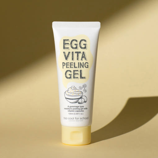 TOO COOL FOR SCHOOL Egg Vita Peeling Gel 100g – Gentle Exfoliator for Smooth, Glowing Skin | CanZee