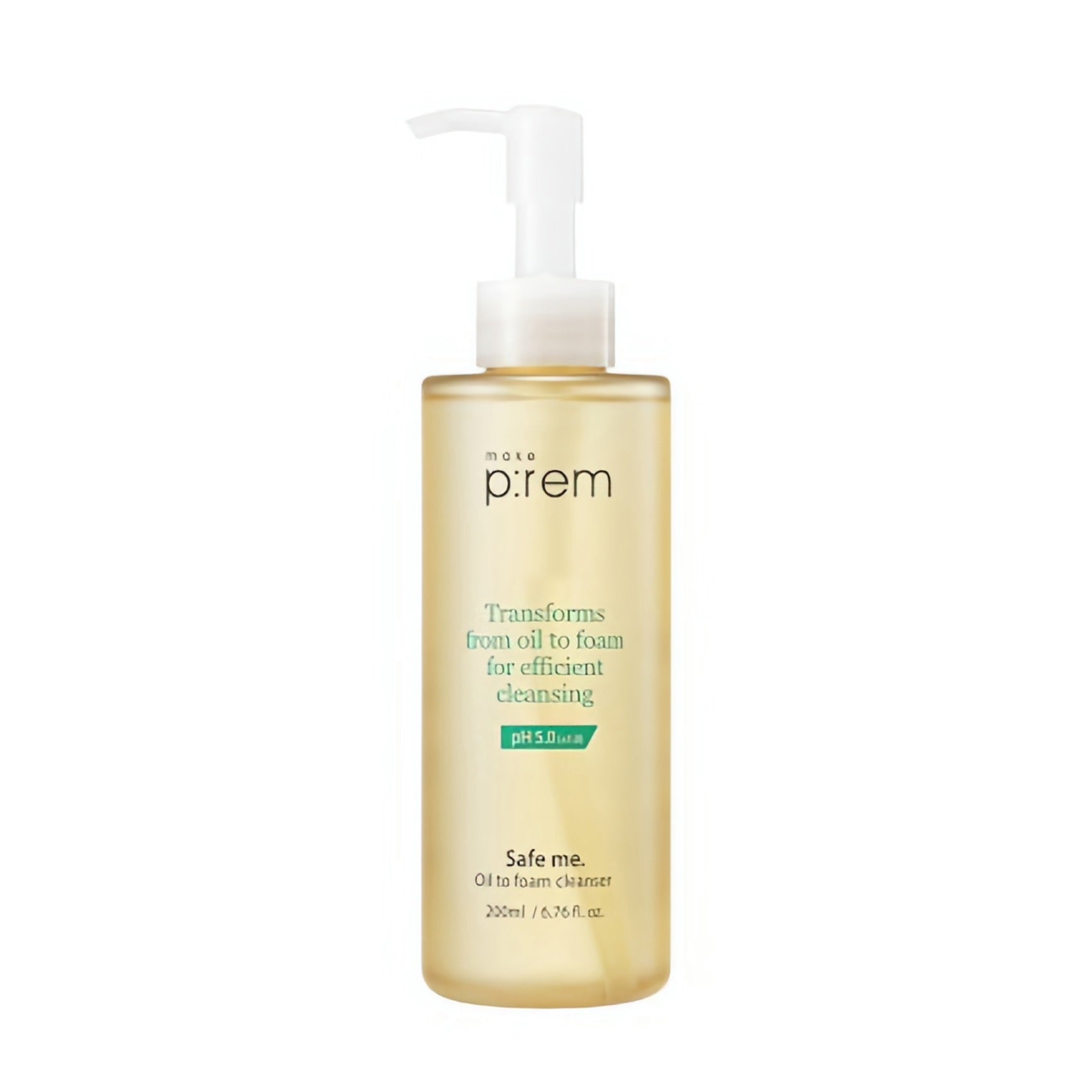 make p:rem Safe Me. Oil to Foam Cleanser | Gentle 2-in-1 Deep Clean for Sensitive Skin – 200ml