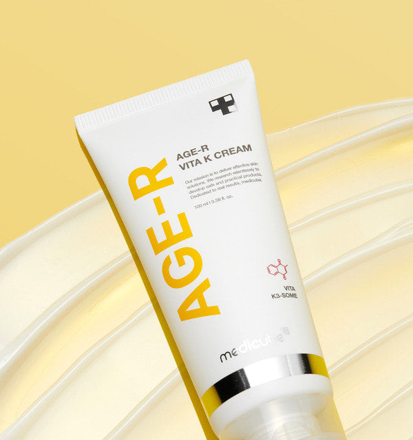 medicube AGE-R Vita K Cream | Brighten, Calm & Strengthen Skin Barrier – 250ml