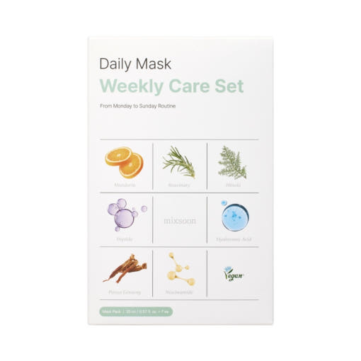 mixsoon Daily Mask Weekly Care Set – 7-Day Skin Reset for Hydrated, Glowing Skin | CanZee