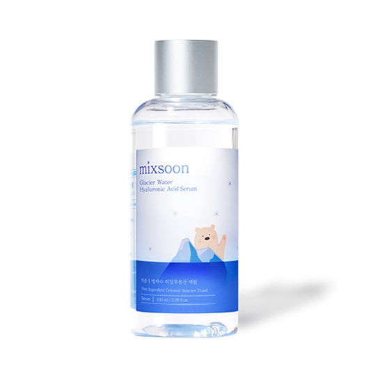 mixsoon Glacier Water Hyaluronic Acid Serum 100ml | Deep Hydration, Plump & Glowing Skin