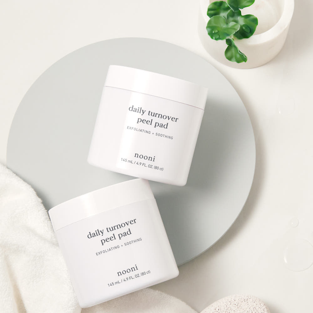 nooni Daily Turnover Peel Pad 145ml – Gentle Exfoliating Pads for Smooth, Radiant Skin | CanZee