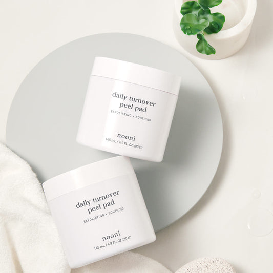nooni Daily Turnover Peel Pad 145ml – Gentle Exfoliating Pads for Smooth, Radiant Skin | CanZee